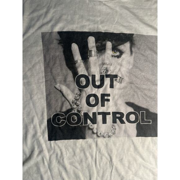 Pam & Gela Women’s Tank Top White Out Of Control Size Small - Picture 2 of 6